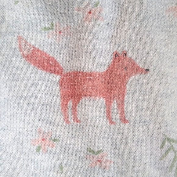 Carter's Hooded baby girl fox jumpsuit - Picture 5 of 6